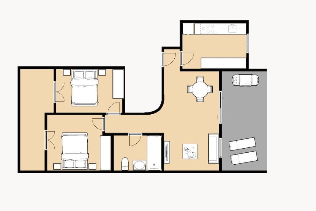 Appartement 2 Bed Flat/apartment On La Golf *